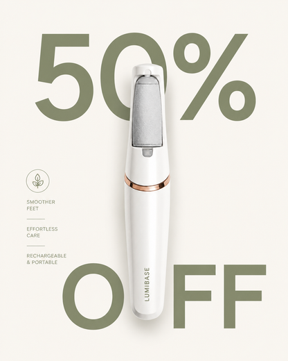 LumiBase SoleSmooth™ | Professional Electric Foot Callus Remover